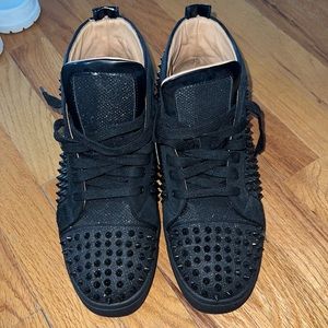 Men’s Christian Louboutin Spike Sneakers Size 8